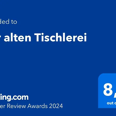 Apartamento Zur Alten Tischlerei *